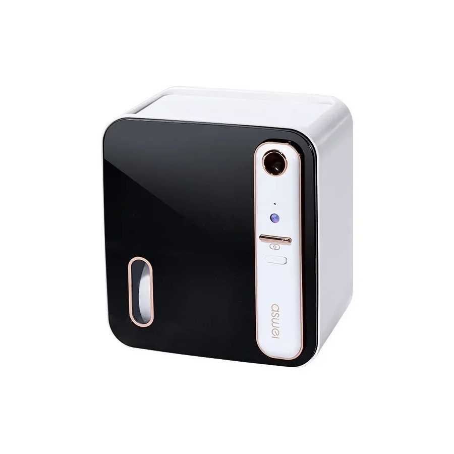 Estante inteligente de lujo ligero para baño, soporte impermeable y perforado para colgar en la pared, rollo de papel higiénico,