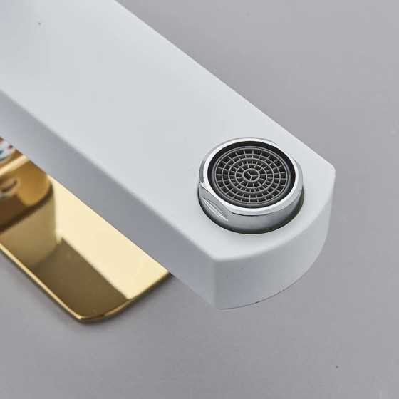 Grifo Digital para lavabo, accesorio con botón táctil, temperatura de Grifo Digital para lavabo, accesorio con botón táctil, temperatura de