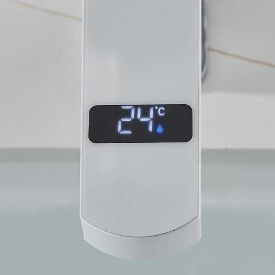 Grifo Digital para lavabo, accesorio con botón táctil, temperatura de Grifo Digital para lavabo, accesorio con botón táctil, temperatura de
