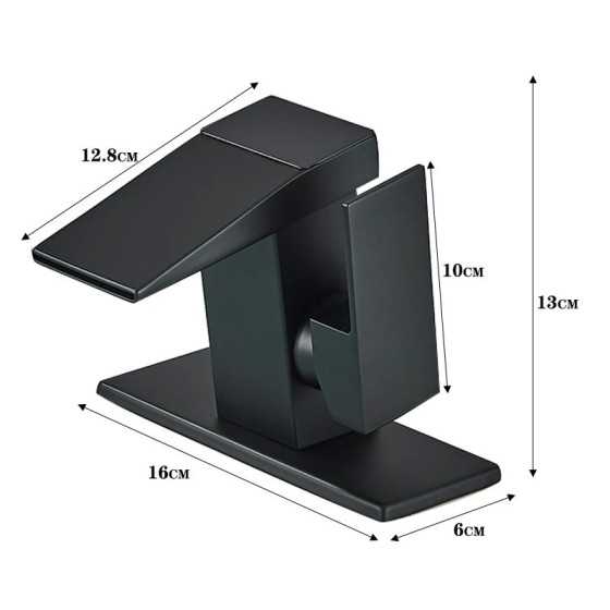 Grifo de lavabo con pantalla Digital inteligente, grifería de cascada