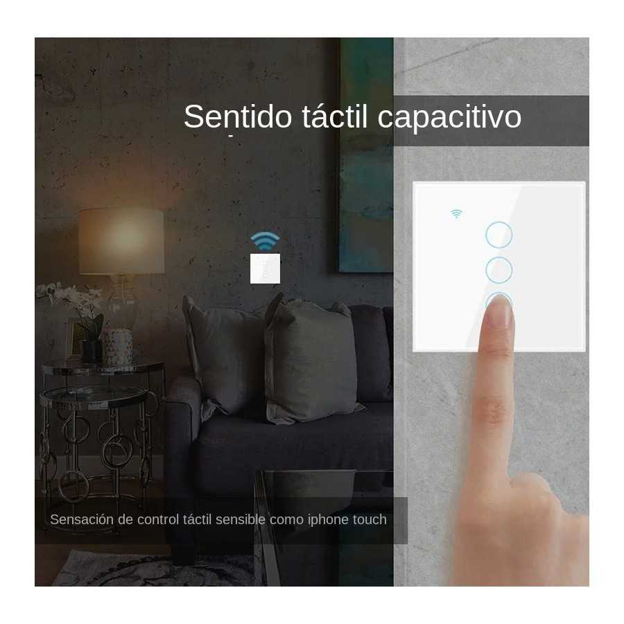 Interruptor de Luz Inteligente por Control Remoto, Dispositivo Wifi si