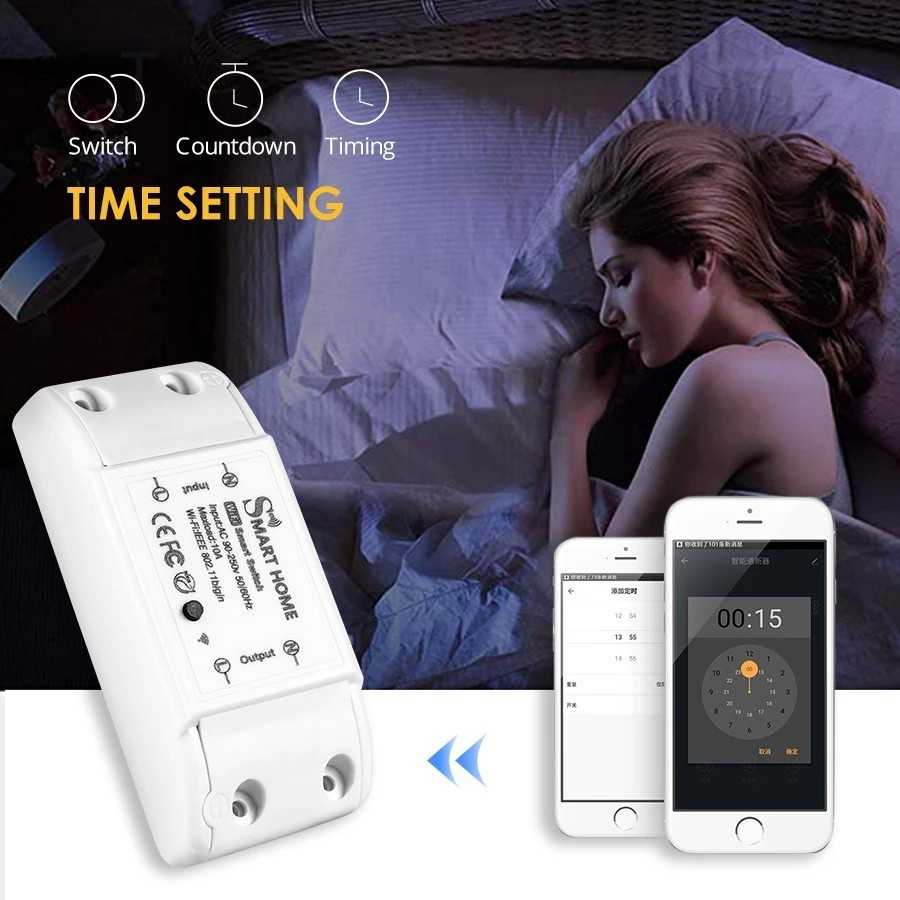 Interruptor inteligente con WiFi para el hogar, dispositivo inalámbric
