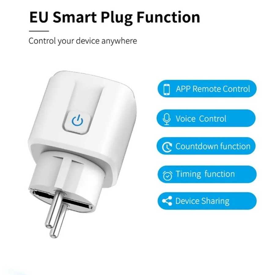 EWelink-enchufe inteligente con WiFi, dispositivo con monitoreo de pot