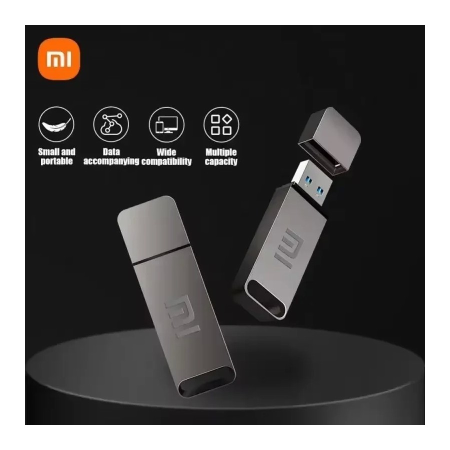 Xiaomi-memoria USB portátil de alta velocidad, Pendrive de Metal OTG 3