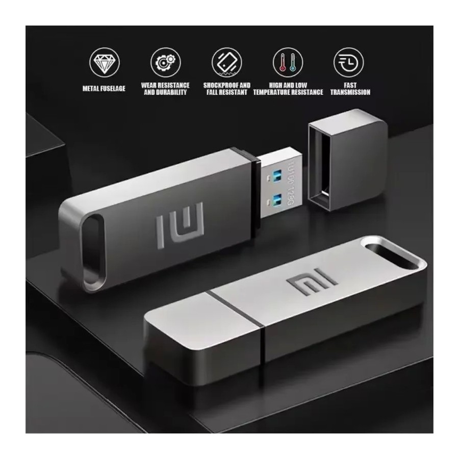Xiaomi-memoria USB portátil de alta velocidad, Pendrive de Metal OTG 3
