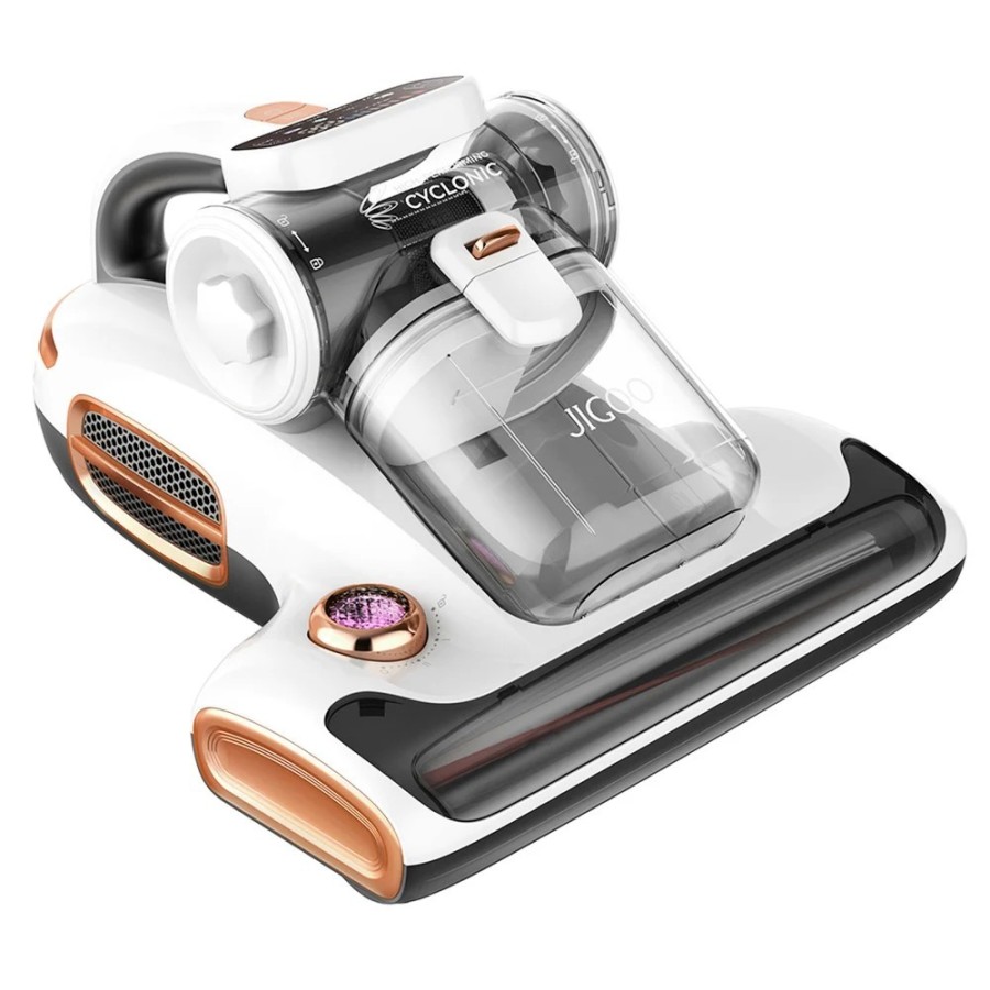 JIGOO-aspiradora inteligente antiácaros T600 de doble copa, aspiradora
