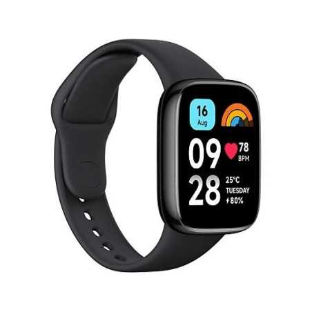 Smartwatch - Xiaomi Redmi Watch 3 Active, Llamadas Bluetooth, Batería hasta 12 días, Multideporte, Negro