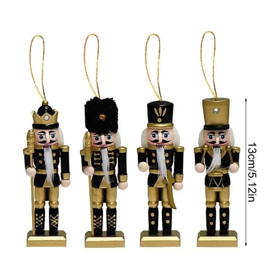 Cascanueces de madera para Navidad, adorno de Cascanueces de Navidad, 