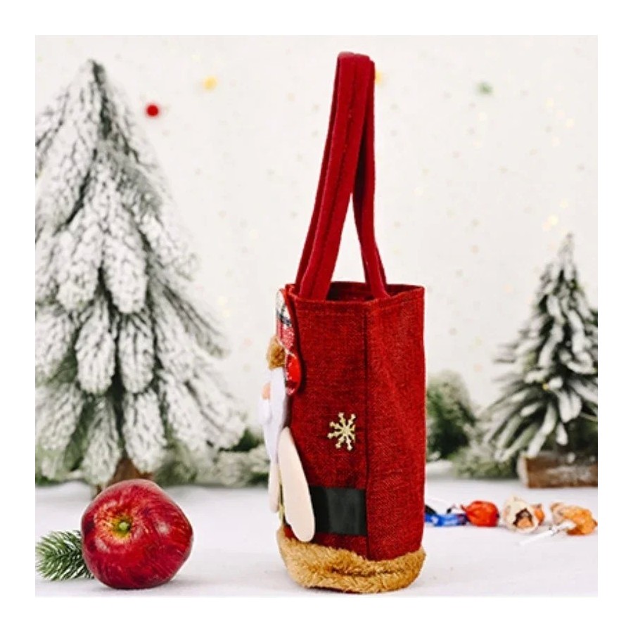 1 Uds. Bolsas de regalo de Navidad, bolsos de mano, bolsas de dulces, 