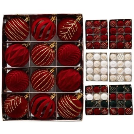 Adornos de bolas de Navidad, bolas colgantes de esferas de color rojo vino, decoración de árbol de Navidad, fiesta de año nuevo,