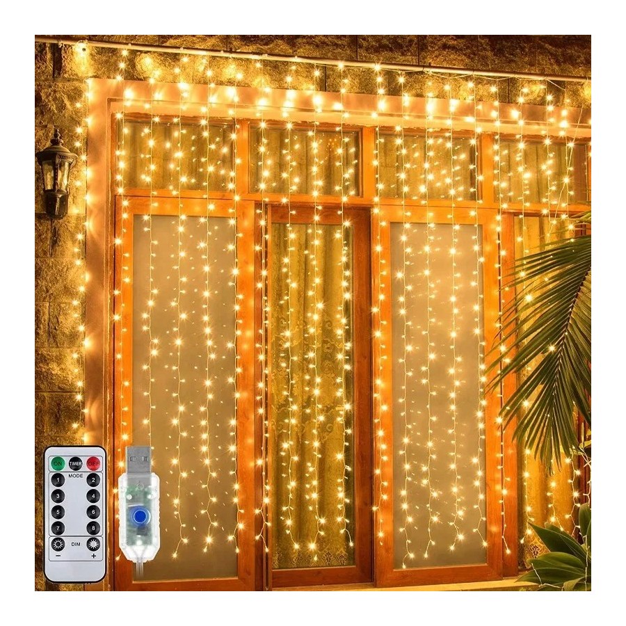 Luces Led de Navidad, decoración de hadas de Año Nuevo para habitación