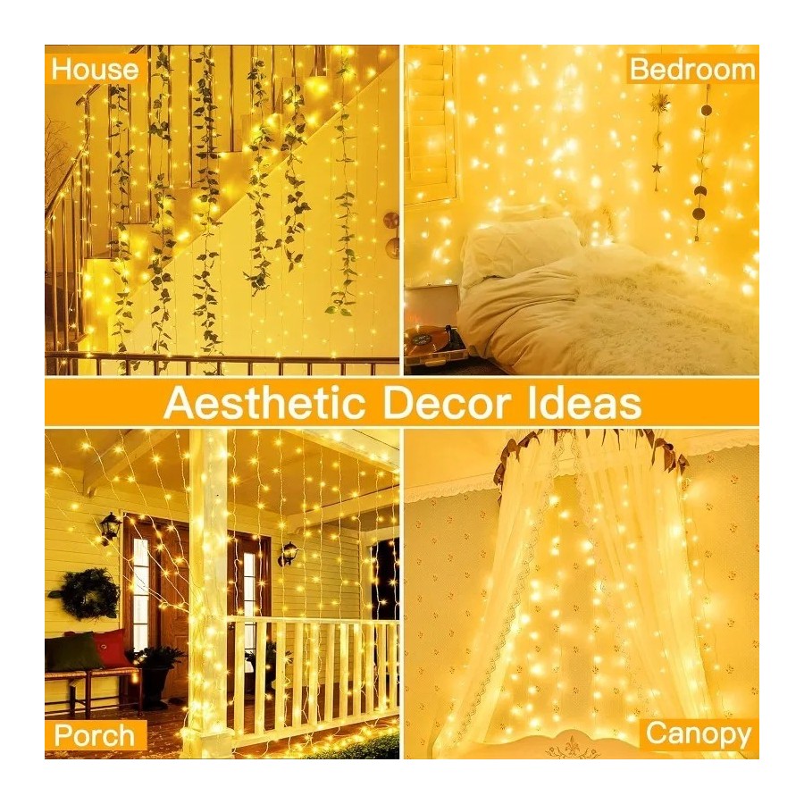 Luces Led de Navidad, decoración de hadas de Año Nuevo para habitación