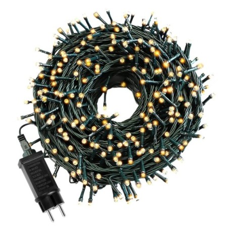Guirnalda de luces Led de hadas para decoración de árbol de Navidad, 110V, 220V, 50M, 100M, para exteriores