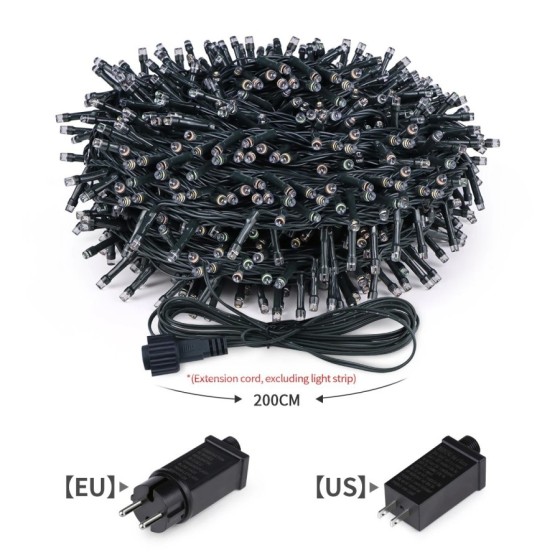 Guirnalda de luces Led de hadas para decoración de árbol de Navidad, 1 Guirnalda de luces Led de hadas para decoración de árbol de Navidad, 1