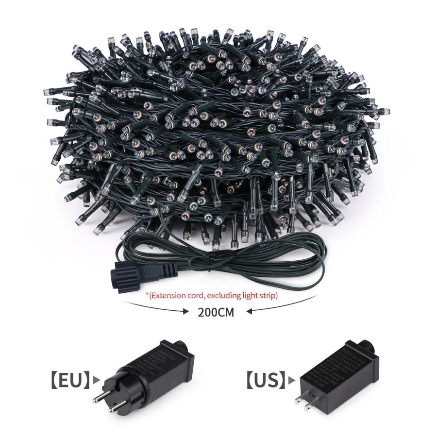 Guirnalda de luces Led de hadas para decoración de árbol de Navidad, 1