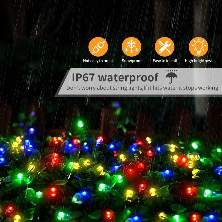 Guirnalda de luces Led de hadas para decoración de árbol de Navidad, 1