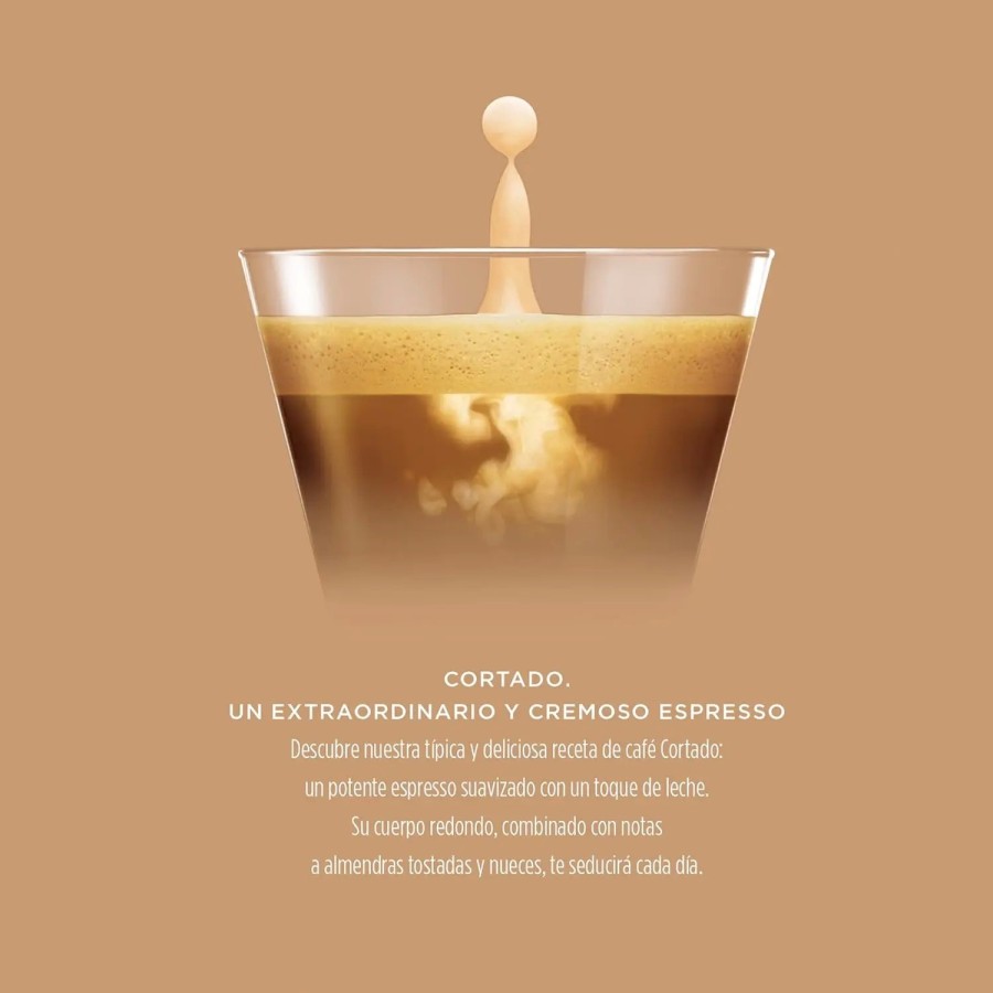 NESCAFÉ Dolce Gusto Cortado - x6 pack de 16 cápsulas - Total: 96 cápsu