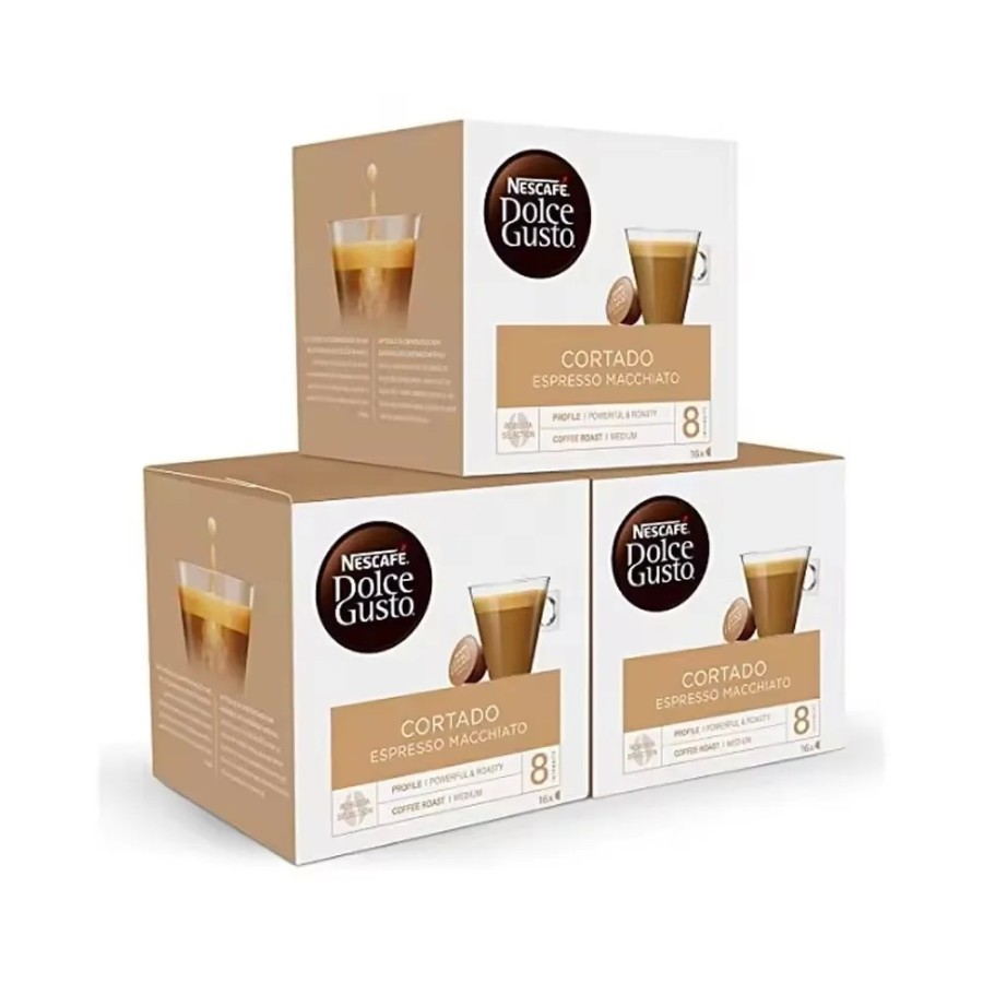 NESCAFÉ Dolce Gusto Cortado - x6 pack de 16 cápsulas - Total: 96 cápsu
