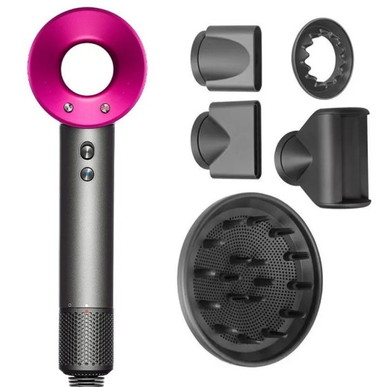 Secador de Pelo Profesional Ionico 1600W de Marca Blanca, Secador De P