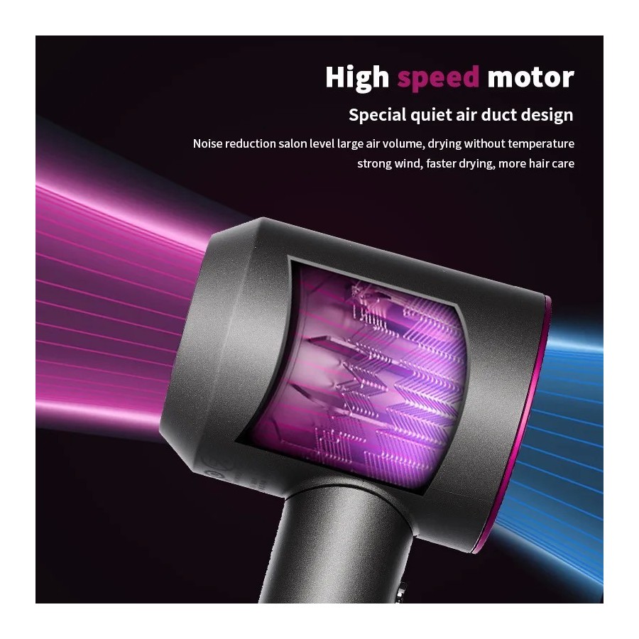 Secador de Pelo Profesional Ionico 1600W de Marca Blanca, Secador De P