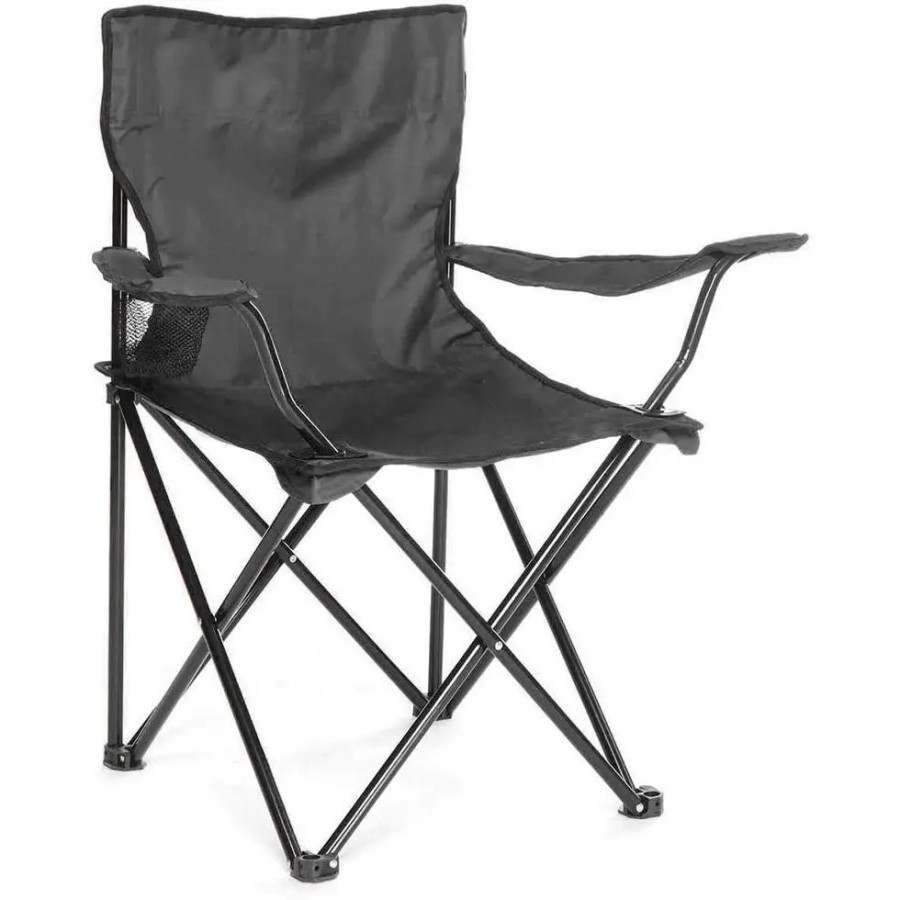 GREATOOL Silla Plegable de Camping de Acero, 50x50x80cm, Silla de Acam GREATOOL Silla Plegable de Camping de Acero, 50x50x80cm, Silla de Acam