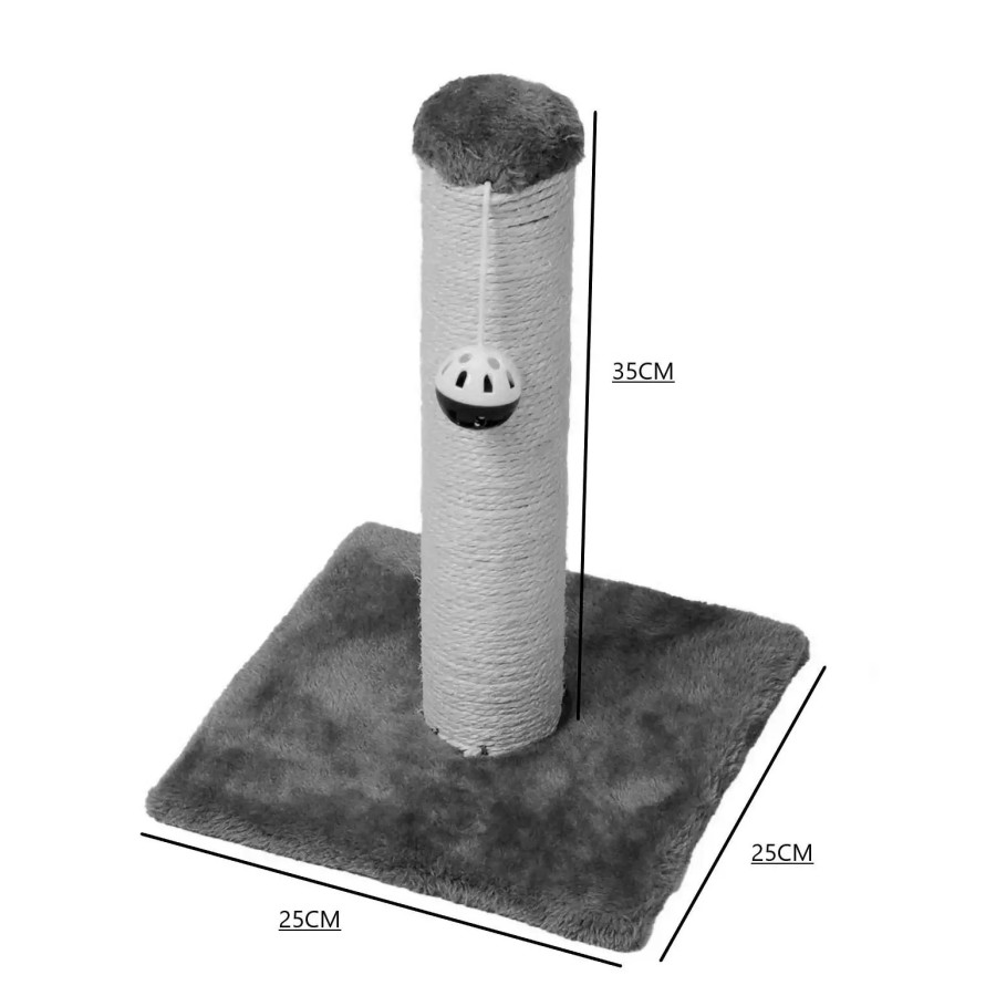 GREATOOL Árbol Rascador para Gatos de Sisal Natural, Árbol Rascador de