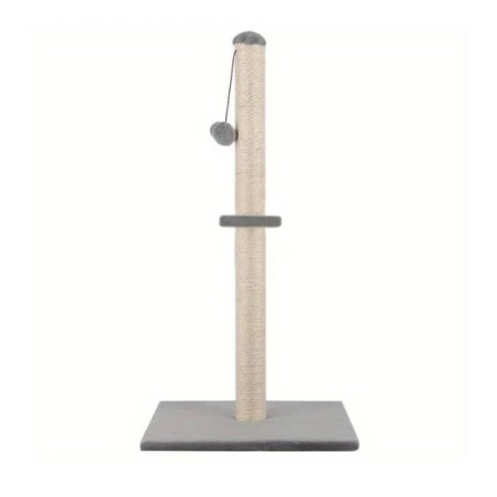 GREATOOL Árbol Rascador para Gatos de Sisal Natural, Árbol Rascador de Poste Alto, Fácil Montaje y Correa Antideslizante…