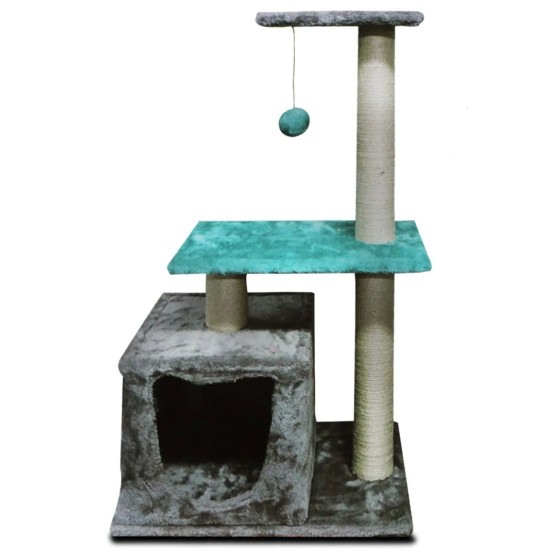 GREATOOL Árbol Rascador para Gatos de Sisal Natural, Árbol Rascador de