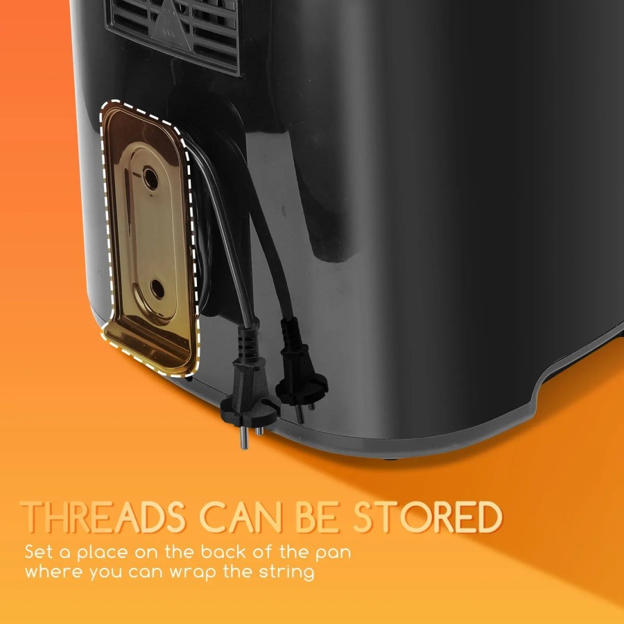 AIGOSTAR Freidora de Aire sin Aceite 7L,1900W, Inteligente. Conexión W