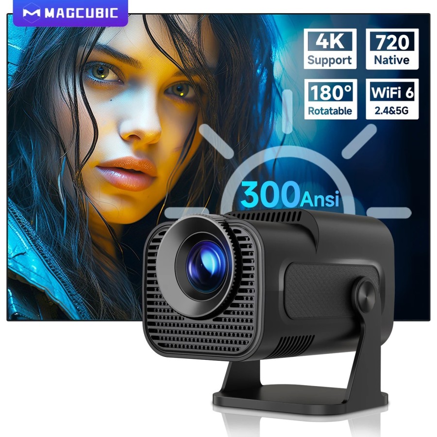 Magcubic-proyector portátil HY320 Mini para cine al aire libre, 720P,
