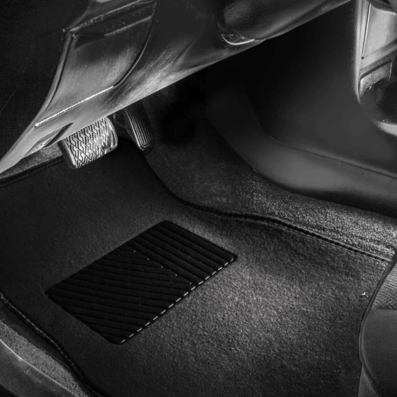 Alfombras para Coche de Moqueta Juegos de 4 piezas Alfombrillas Antide