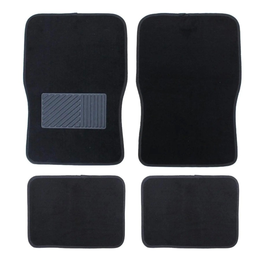 Alfombras para Coche de Moqueta Juegos de 4 piezas Alfombrillas Antide