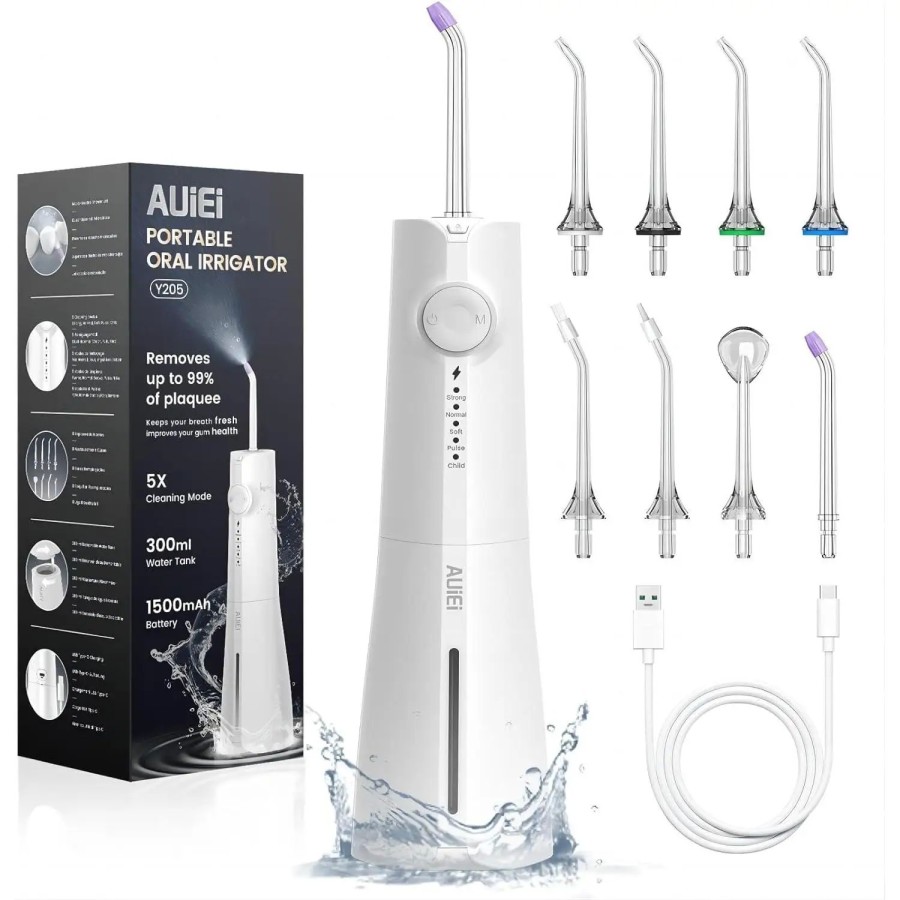 Irrigador Dental, Irrigador Bucal Portatil Inalámbrico Profesional 8 B