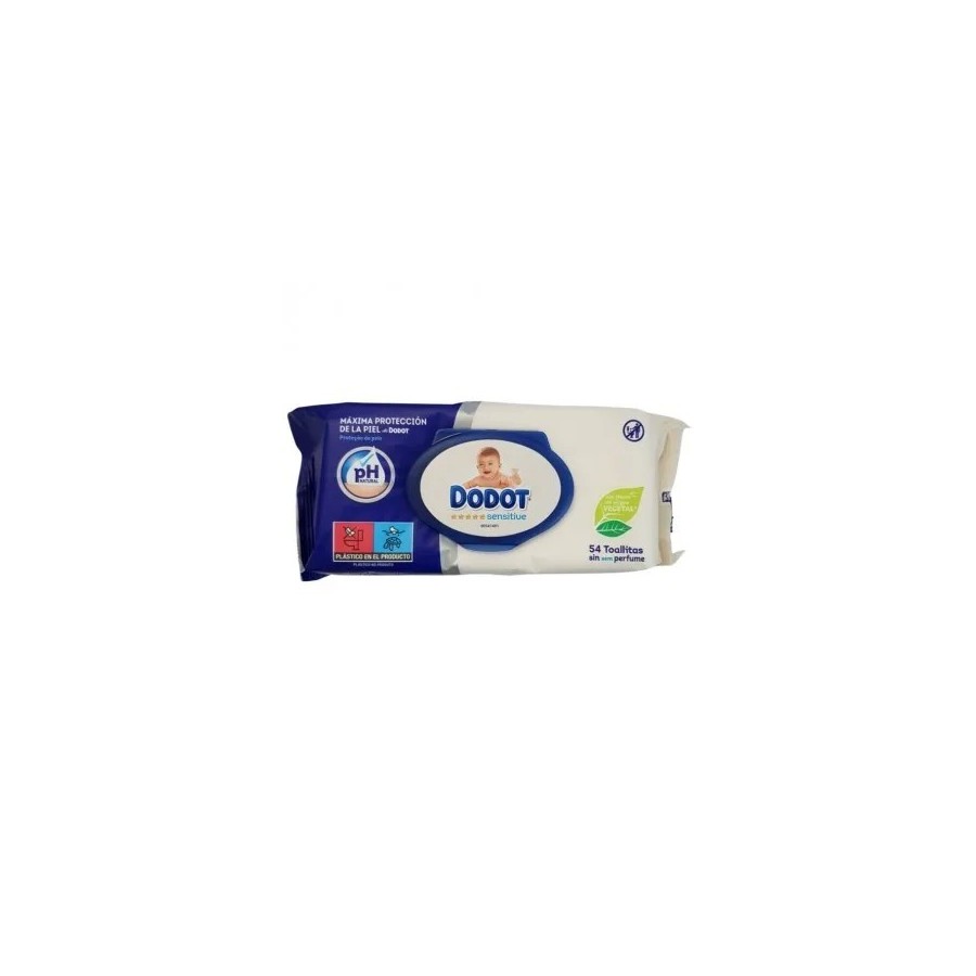 Toallitas Dodot Sensitive sin perfume Dodot