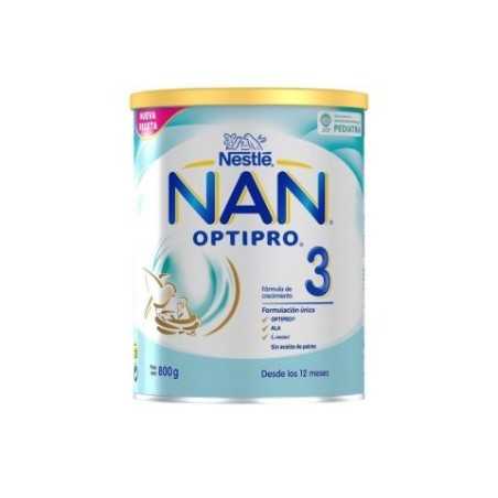Nestlé Nan Optipro 3 800 gr Leche de crecimiento. A partir de los 12 meses.