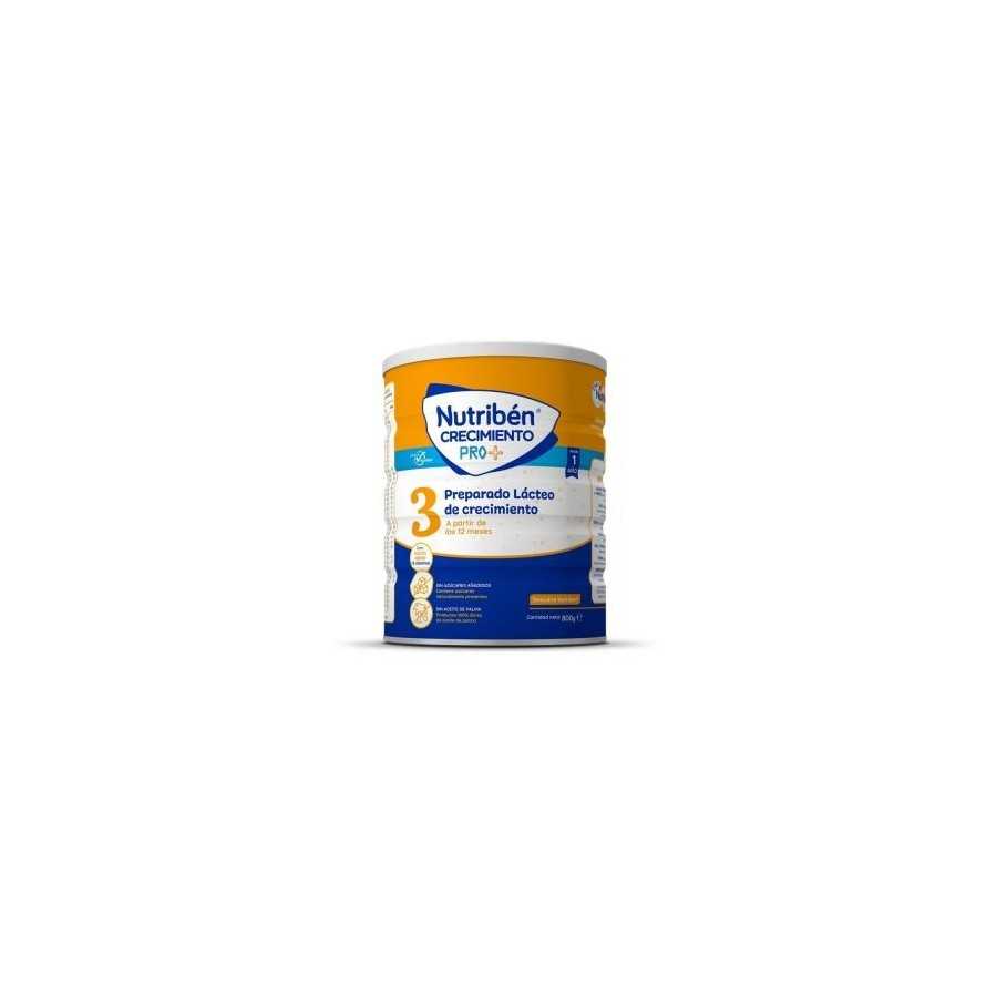 Nutribén 3 Leche de Crecimiento 800 gr Leche de crecimiento A partir de 12 meses