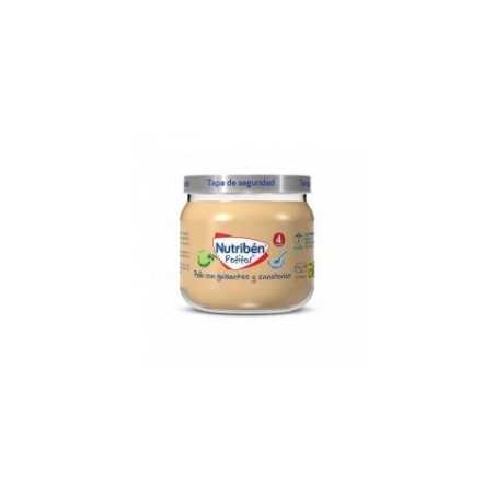 Nutribén Potitos Introducción al Pollo con Guisantes y Zanahorias 120gr Sin gluten A partir de los 4 meses