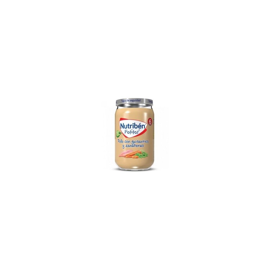 Nutribén Potitos Pollo con Guisantes y Zanahorias