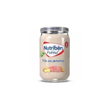 Nutribén Potitos Pollo con Patatitas 235gr Sin gluten. A partir de los 6 meses.