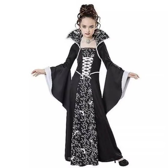 Disfraz de bruja y vampiro para niña traje de Halloween para fiesta de
