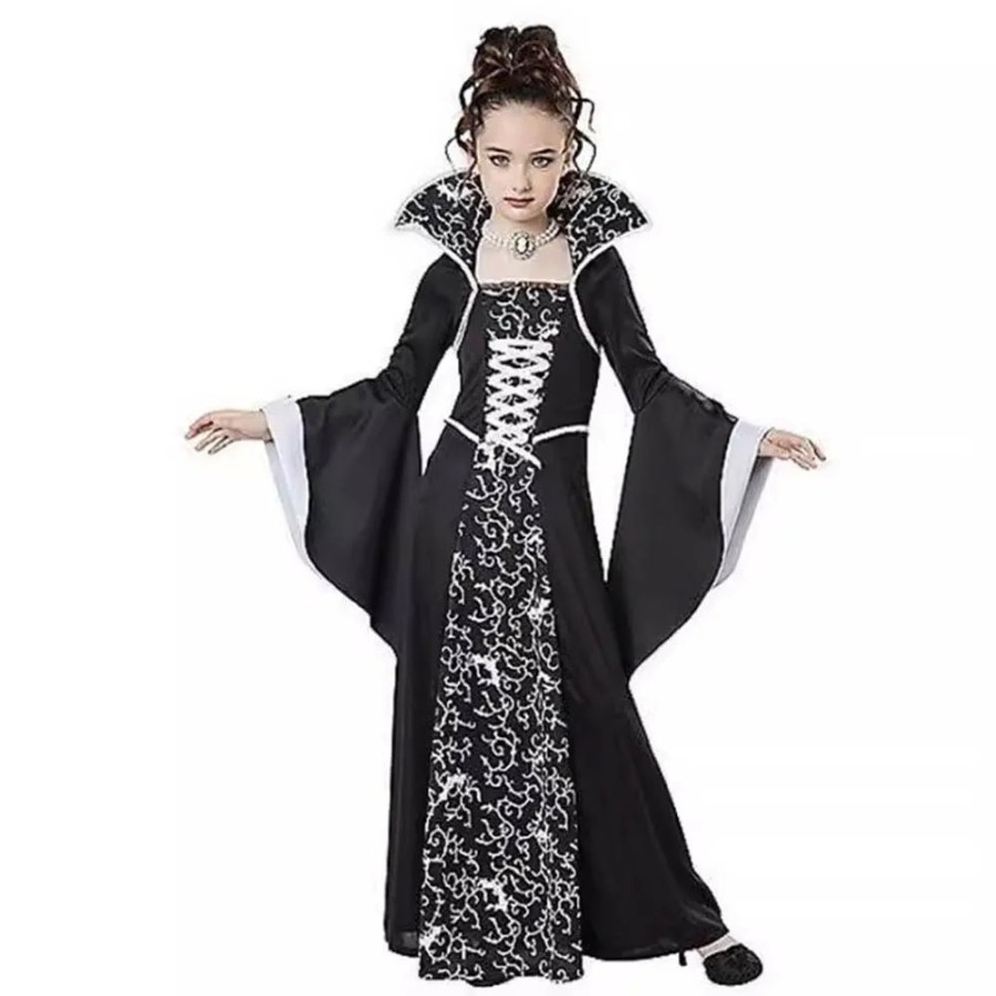 Disfraz de bruja y vampiro para niña traje de Halloween para fiesta de