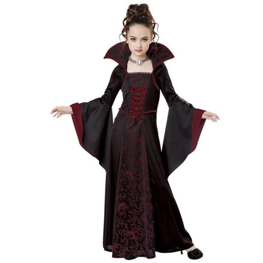 Disfraz de bruja y vampiro para niña traje de Halloween para fiesta de