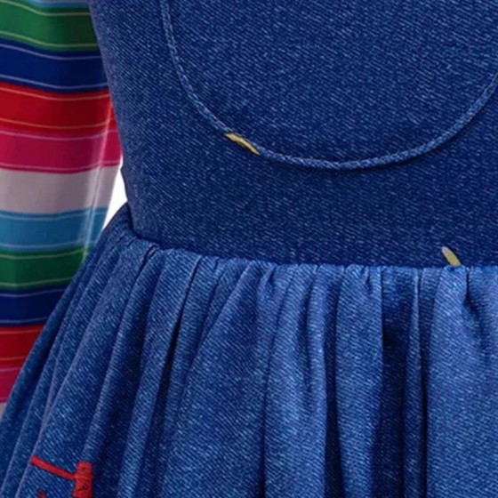 Disfraz de Cosplay de muñeca Chucky de película de terror para niños,