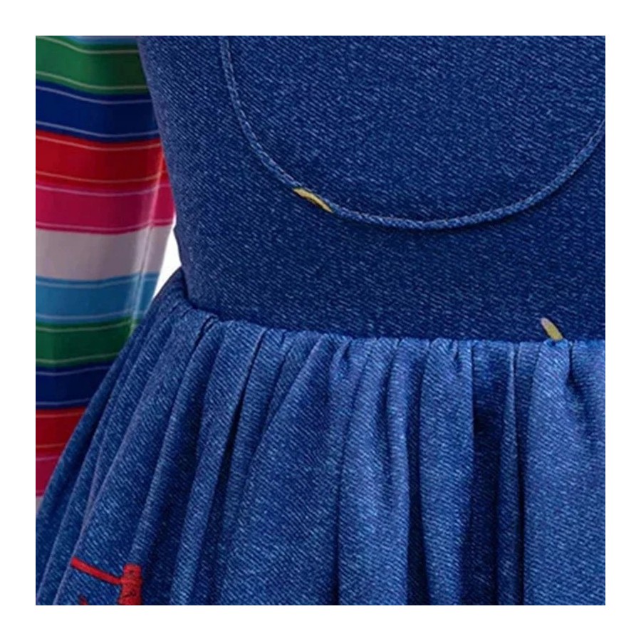 Disfraz de Cosplay de muñeca Chucky de película de terror para niños,