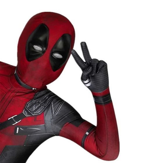 Disfraz de superhéroe Deadpool para niños, mono de Cosplay de Hallowee