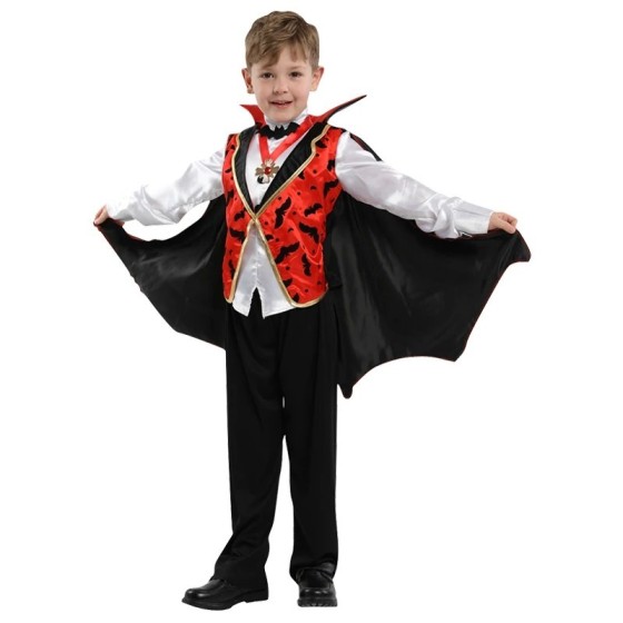 Disfraz de vampiro de Halloween para niños, disfraz de fiesta de Carna