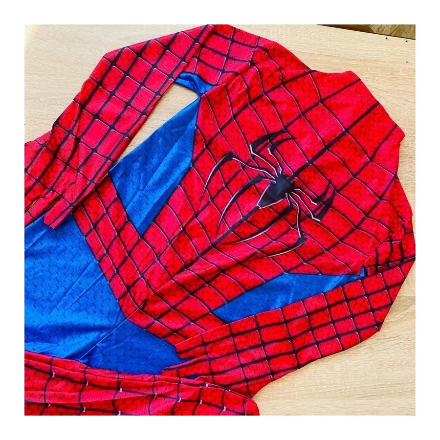 Disfraz de superhéroe de araña para niños, mono de LICRA, disfraces de