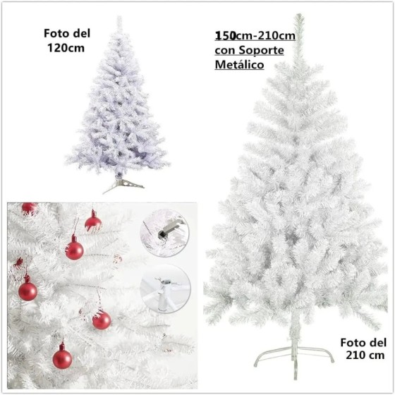 Árbol de Navidad Artificial Blanca, Árbol artificial navideño Economic
