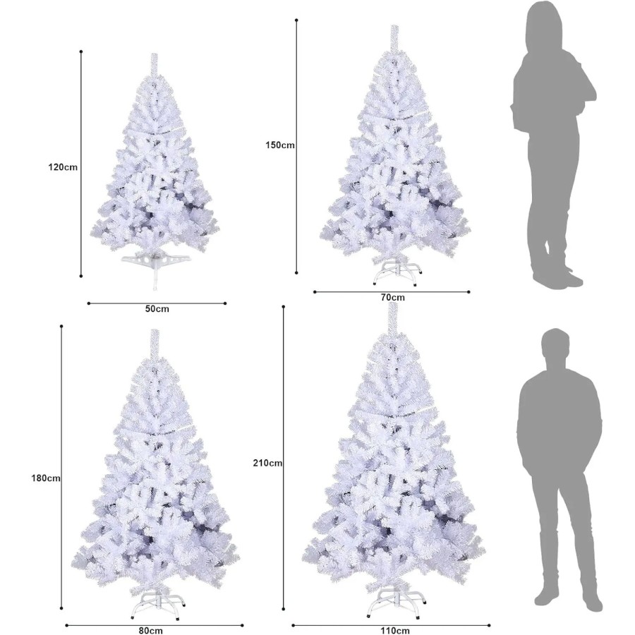 Árbol de Navidad Artificial Blanca, Árbol artificial navideño Economic