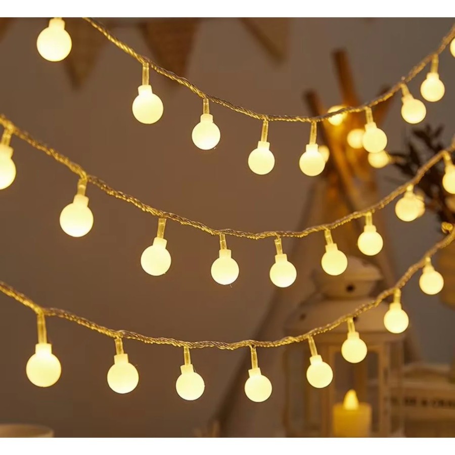 Luces de cadena de hadas de luz Led de copo de nieve de Navidad imperm Luces de cadena de hadas de luz Led de copo de nieve de Navidad imperm